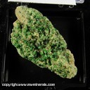 Minerals Specimen: Chromian Grossular Granet, Chromite, Diopside from Orford Nickel mine, St-Denis-de-Brompton, Sherbrooke County, Quebec, Canada 1960s Minerals Specimen: Chromian Grossular Granet, Chromite, Diopside from Orford Nickel mine, St-Denis-de-Brompton, Sherbrooke County, Quebec, Canada 1960s