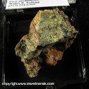 Minerals Specimen: Brindleyite (Nimesite) from Victorio, Luna Co., New Mexico Minerals Specimen: Brindleyite (Nimesite) from Victorio, Luna Co., New Mexico
