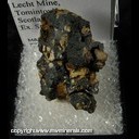 Minerals Specimen: Lithiophorite from Lecht Mine, Tomintovl, Scotland Ex. Steve Pullman Minerals Specimen: Lithiophorite from Lecht Mine, Tomintovl, Scotland Ex. Steve Pullman