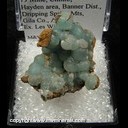Minerals Specimen: Hemimorphite from 79 Mine, Hayden, Gila Co., Arizona Ex. Les Wilson Minerals Specimen: Hemimorphite from 79 Mine, Hayden, Gila Co., Arizona Ex. Les Wilson