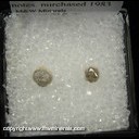 Minerals Specimen: Diamond Crystals - .75 ct from Congo Ex. Vivian Randall - weight from her notes, purchased 1983 Minerals Specimen: Diamond Crystals - .75 ct from Congo Ex. Vivian Randall - weight from her notes, purchased 1983