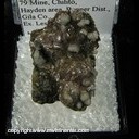Minerals Specimen: Hemimorphite (2 habits & colors) from 79 Mine, Hayden, Gila Co., Arizona Ex. Les Wilson Minerals Specimen: Hemimorphite (2 habits & colors) from 79 Mine, Hayden, Gila Co., Arizona Ex. Les Wilson