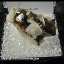 Minerals Specimen: Scheelite, Calcite, Quartz from Yaogangxian Mine, Hunan, China Minerals Specimen: Scheelite, Calcite, Quartz from Yaogangxian Mine, Hunan, China