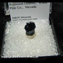 Minerals Specimen: Azurite from Richard Mine, 700 ft. level, 10th floor, Robinson Dist., White Pine Co., Nevada, 1943-1945 Minerals Specimen: Azurite from Richard Mine, 700 ft. level, 10th floor, Robinson Dist., White Pine Co., Nevada, 1943-1945