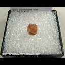 Mineral Specimen: Uvite on Magnesite (micro orange crystals - unusual color) from Brumado, Bahia, Brazil