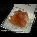 Minerals Specimen: Grossular Garnet variety Hessonite from Eden Mills, Vermont Ex. Vivian Randall Minerals Specimen: Grossular Garnet variety Hessonite from Eden Mills, Vermont Ex. Vivian Randall
