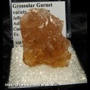 Minerals Specimen: Grossular Garnet variety Hessonite from Jeffrey Mine, Asbestos, Quebec, Canada Ex. Vivian Randall Minerals Specimen: Grossular Garnet variety Hessonite from Jeffrey Mine, Asbestos, Quebec, Canada Ex. Vivian Randall