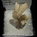Mineral Specimen: Calcite, Fluorite from Hardin Co., Illinois  Ex. Neely 1960s