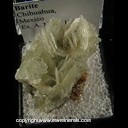 Mineral Specimen: Barite from Chihuahua, Mexico Ex. A. Neely 1960s Mineral Specimen: Barite from Chihuahua, Mexico Ex. A. Neely 1960s