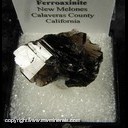 Minerals Specimen: Axinite-(Fe) from New Melones, Calaveras Co., California Collected by J. Seibel Minerals Specimen: Axinite-(Fe) from New Melones, Calaveras Co., California Collected by J. Seibel