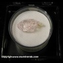 Mineral Specimen: Rose Quartz scepter crystal from Pitorra Mine, Galileia, Minas Gerais, Brazil