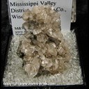 Mineral Specimen: Calcite, Marcasite from Shullsburg area, Upper Mississippi Valley District, Lafayette Co., Wisconsin Mineral Specimen: Calcite, Marcasite from Shullsburg area, Upper Mississippi Valley District, Lafayette Co., Wisconsin
