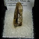 Mineral Specimen: Twinned Titanite from Delicias Mine, Rancho Los Pocitos, Mun. de Ensenada, Baja California, Mexico Mineral Specimen: Twinned Titanite from Delicias Mine, Rancho Los Pocitos, Mun. de Ensenada, Baja California, Mexico
