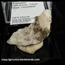 Mineral Specimen: Tugtupite SW Fluorescent from Chikalouite, Taseq Slope, Greenland Mineral Specimen: Tugtupite SW Fluorescent from Chikalouite, Taseq Slope, Greenland