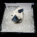Mineral Specimen: Benitoite on Natrolite from Benitoite Gem Mine, San Benito County, California Mineral Specimen: Benitoite on Natrolite from Benitoite Gem Mine, San Benito County, California