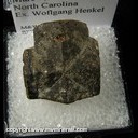 Minerals Specimen: Staurolite Twin variety: Fairy Cross from Marble, Cherokee Co., North Carolina, Ex. Wolfgang Henkel Minerals Specimen: Staurolite Twin variety: Fairy Cross from Marble, Cherokee Co., North Carolina, Ex. Wolfgang Henkel