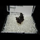 Mineral Specimen: Rutile reticulated twins from Diamantina, Minas Gerais, Brazil Mineral Specimen: Rutile reticulated twins from Diamantina, Minas Gerais, Brazil
