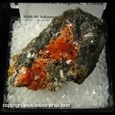 Mineral Specimen: Wulfenite from Jianshan Mine, Ruoqiang Co., Bayin'gholin Auton. Pref., Xinjiang Auton. Region, China Mineral Specimen: Wulfenite from Jianshan Mine, Ruoqiang Co., Bayin'gholin Auton. Pref., Xinjiang Auton. Region, China