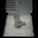 Mineral Specimen: Barite (end of largest XL is a contact/cast of another missing XL) from Sterling Mine, Stoneham, Weld Co., Colorado Mineral Specimen: Barite (end of largest XL is a contact/cast of another missing XL) from Sterling Mine, Stoneham, Weld Co., Colorado