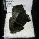 Mineral Specimen: Magnetite Crystals from Iron Co., Utah Ex. Steve Pullman Mineral Specimen: Magnetite Crystals from Iron Co., Utah Ex. Steve Pullman