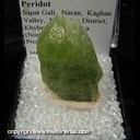 Mineral Specimen: Peridot from Sapat Gali, Naran, Kaghan Valley, Manshera Dist., Khyber Pakhtunkwa (North-West Frontier Province), Pakistan Mineral Specimen: Peridot from Sapat Gali, Naran, Kaghan Valley, Manshera Dist., Khyber Pakhtunkwa (North-West Frontier Province), Pakistan