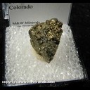 Mineral Specimen: Pyrite (massive) from Brekenridge, Summit Co., Colorado