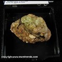 Mineral Specimen: Hyaline Opal with Included Uranium Compounds (Fluorescent) from Mina El Padre (Mina Esperranza), Mapimi, Durango, Mexico
