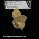Mineral Specimen: Calcite Twinned Crystals on Colemanite from Boron, Kramer District, Kern Co., California Ex. Steve Pullman