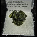 Mineral Specimen: Epidote from Fazenda Pomaroll, Linopolis, Divino das Laranjeiras, Minas Gerais, Brazil