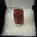 Mineral Specimen: Tourmaline, Rubellite, waterworn from Minas Gerais, Brazil Mineral Specimen: Tourmaline, Rubellite, waterworn from Minas Gerais, Brazil