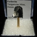 Mineral Specimen: Ferberite from Yaogangxian Mine, Hunan, China