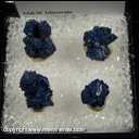 Mineral Specimen: Azurite from Bou Azzer, Morocco Mineral Specimen: Azurite from Bou Azzer, Morocco