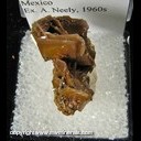 Mineral Specimen: Wulfenite from Chihuahua, Mexico Ex. A. Neely 1960s Mineral Specimen: Wulfenite from Chihuahua, Mexico Ex. A. Neely 1960s
