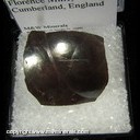 Mineral Specimen: Hematite variety: Kidney Ore from Florence Mine, Cumberland, England Mineral Specimen: Hematite variety: Kidney Ore from Florence Mine, Cumberland, England