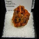 Mineral Specimen: Wulfenite, Mimetite from Tiger, Pinal Co., Arizona Mineral Specimen: Wulfenite, Mimetite from Tiger, Pinal Co., Arizona