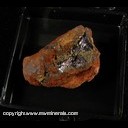 Mineral Specimen: Cuprite from Blue Bell, Yavapai Co., Arizona Ex. Steve Pullman, Ex. California Acad. Of Sciences, Ex. Bill Munich