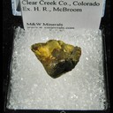 Mineral Specimen: Chalcopyrite from Alice Glory Hole, Alice Mine, Alice District, Clear Creek Co., Colorado
