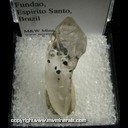 Mineral Specimen: Quartz with Included Hematite from Fundao, Espirito Santo, Brazil