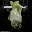 Minerals Specimen: Prehnite, Calcite from Lane Quarry, Westfield, Massachusetts Minerals Specimen: Prehnite, Calcite from Lane Quarry, Westfield, Massachusetts