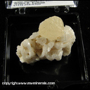 Mineral Specimen: Calcite on Dolomite from Lower Vuggy Level, Corydon, Harrison Co., Indiana Mineral Specimen: Calcite on Dolomite from Lower Vuggy Level, Corydon, Harrison Co., Indiana