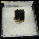 Minerals Specimen: Vivianite, Siderite from Huanuni mine, Huanuni, Dalence Province, Ouro Department, Bolivia Ex. Vivian Randall Minerals Specimen: Vivianite, Siderite from Huanuni mine, Huanuni, Dalence Province, Ouro Department, Bolivia Ex. Vivian Randall