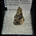 Minerals Specimen: Hurealite, Rockbridgite from Tip Top Mine, Fourmile, Custer District, Custer Co., South Dakota Minerals Specimen: Hurealite, Rockbridgite from Tip Top Mine, Fourmile, Custer District, Custer Co., South Dakota