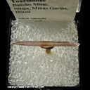Mineral Specimen: Tourmaline, Rubellite, double terminated from Baixao Mine, Itinga, Minas Gerais, Brazil Mineral Specimen: Tourmaline, Rubellite, double terminated from Baixao Mine, Itinga, Minas Gerais, Brazil