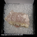 Mineral Specimen: Rose Quartz Crystals, Albite from Pitorra Mine, Galileia, Minas Gerais, Brazil