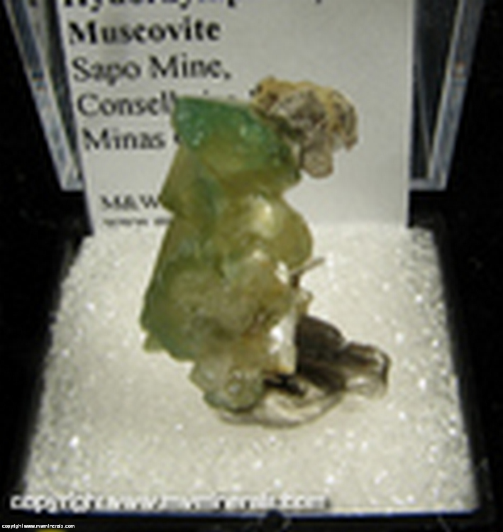Minerals Specimen: Hydroxylapatite, Muscovite from Sapo Mine, Conselheiro Pena, Minas Gerais, Brazil Minerals Specimen: Hydroxylapatite, Muscovite from Sapo Mine, Conselheiro Pena, Minas Gerais, Brazil