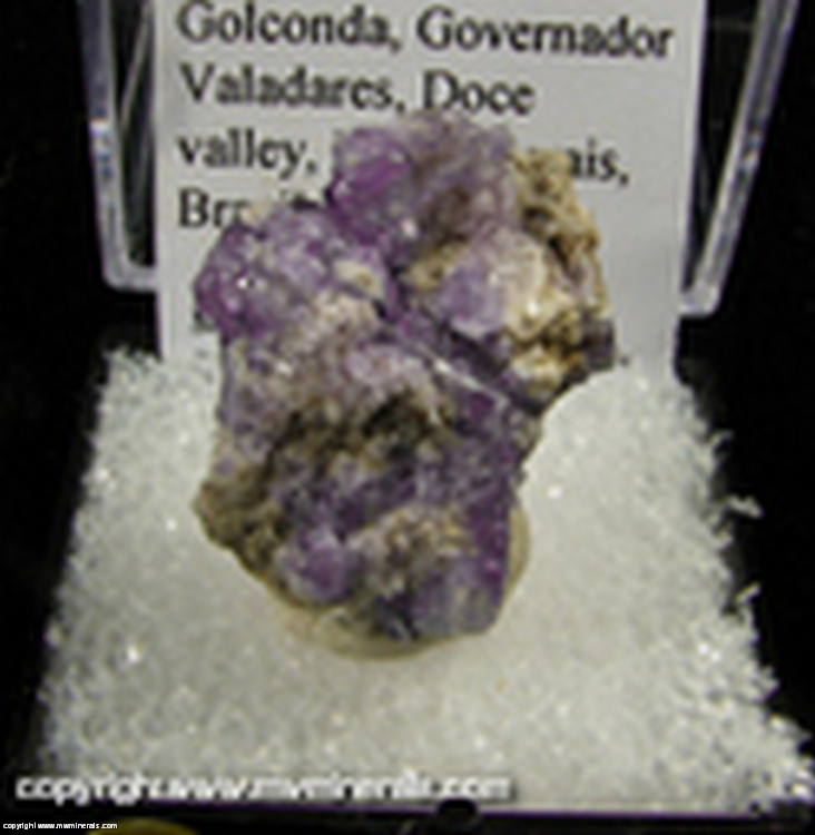 Mineral Specimen: Fluorapatite from Golconda, Governador Valaderas, Minas Gerais, Brazil