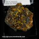 Minerals Specimen: Sturmanite (some minor bruising) from Wessels Mine, Kalahari manganese deposits, Northern Cape province, South Africa Minerals Specimen: Sturmanite (some minor bruising) from Wessels Mine, Kalahari manganese deposits, Northern Cape province, South Africa