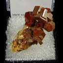 Mineral Specimen: Vanadinite on Barite from Mibladen, Morocco