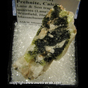 Minerals Specimen: Babingtonite, Prehnite, Quartz from Lane & Son traprock quarries, Westfield, Hampden Co., Massachusetts Minerals Specimen: Babingtonite, Prehnite, Quartz from Lane & Son traprock quarries, Westfield, Hampden Co., Massachusetts