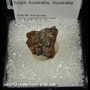 Mineral Specimen: Scholzite from Reaphook Hill, Martins Well, South Flinders Ranges, South Australia, Australia Mineral Specimen: Scholzite from Reaphook Hill, Martins Well, South Flinders Ranges, South Australia, Australia